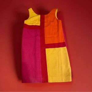 the limited Party/ Cocktail Colorblock  Knee Dress Vintage
